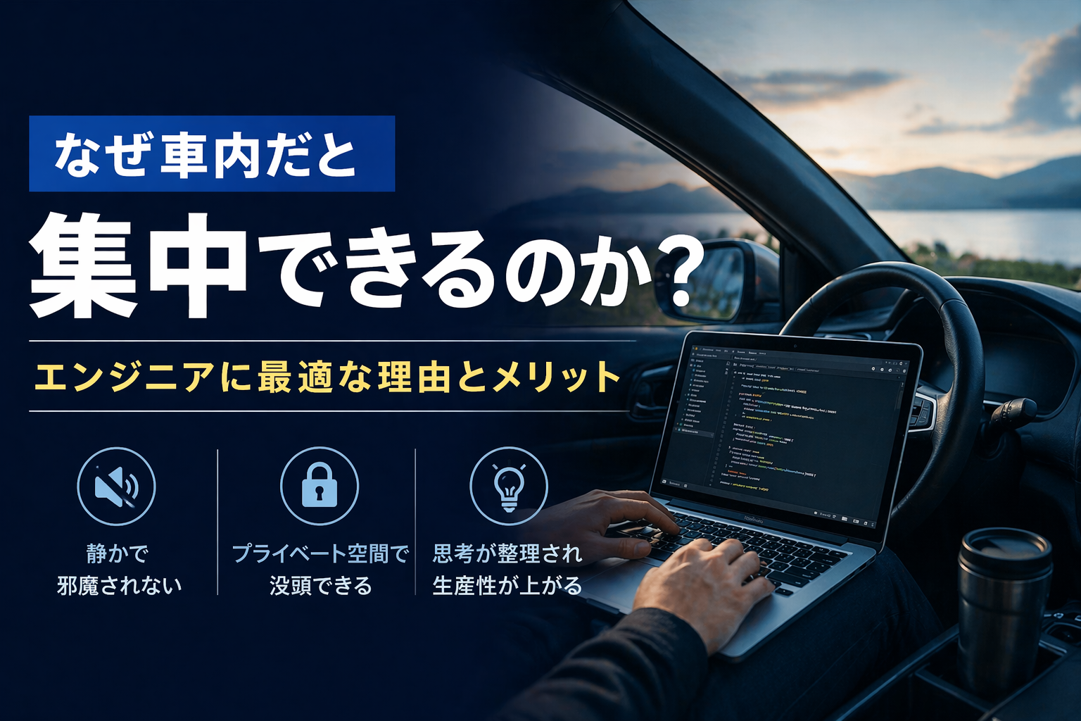 なぜ車内だと集中できるのか