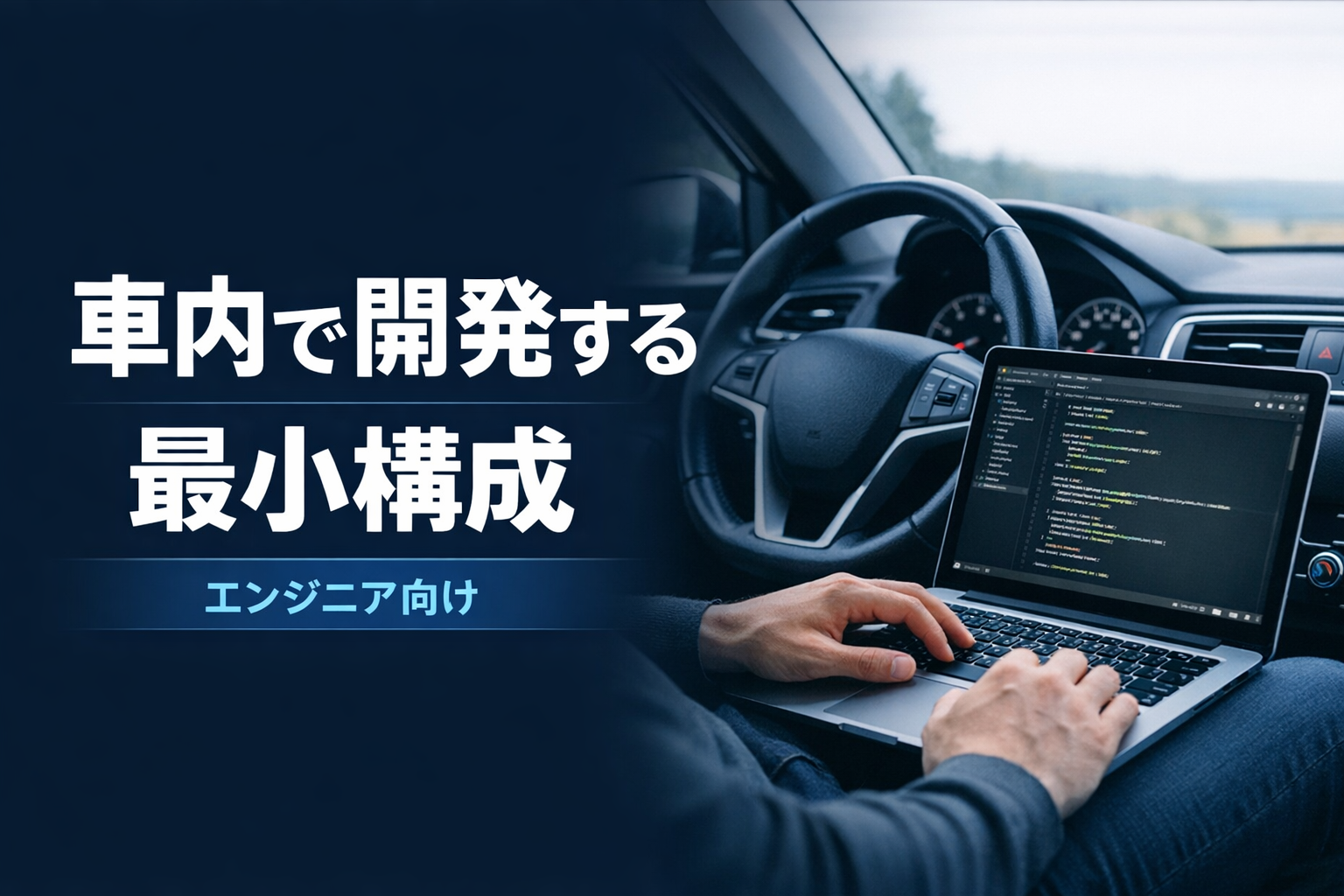 車内で開発する最小構成